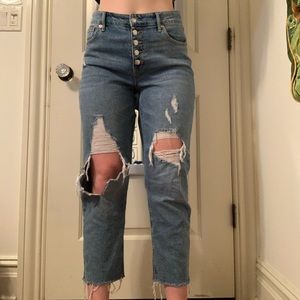 Wild Fable High Rise Straight Ankle Jeans